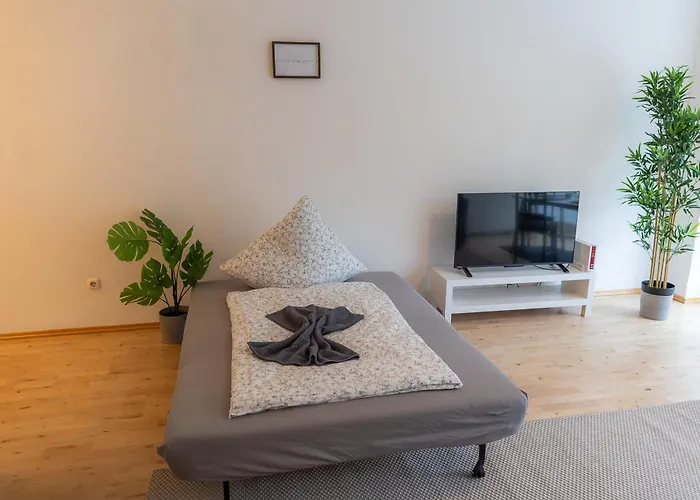 Brunnenblick Gastromeile, City, Messe & Stadionnah Appartement