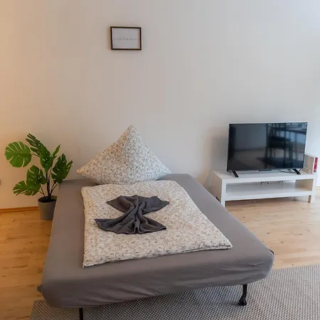 Brunnenblick Gastromeile, City, Messe & Stadionnah Appartement